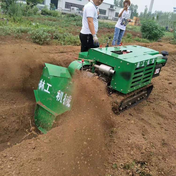 陜西小型履帶開溝機圖片