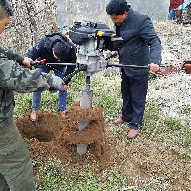 多功能打眼挖坑機 便攜式汽油挖坑機