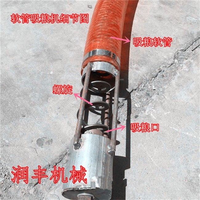 加長定制抽糧機(jī) 螺旋上料吸糧機(jī) 三項電電動吸糧機(jī)