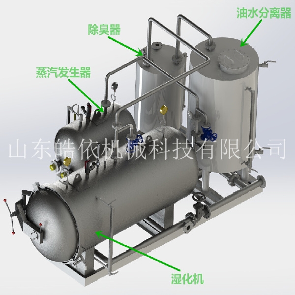 山東皓依機械_定制加工_畜禽無害化處理設備、高溫濕化機