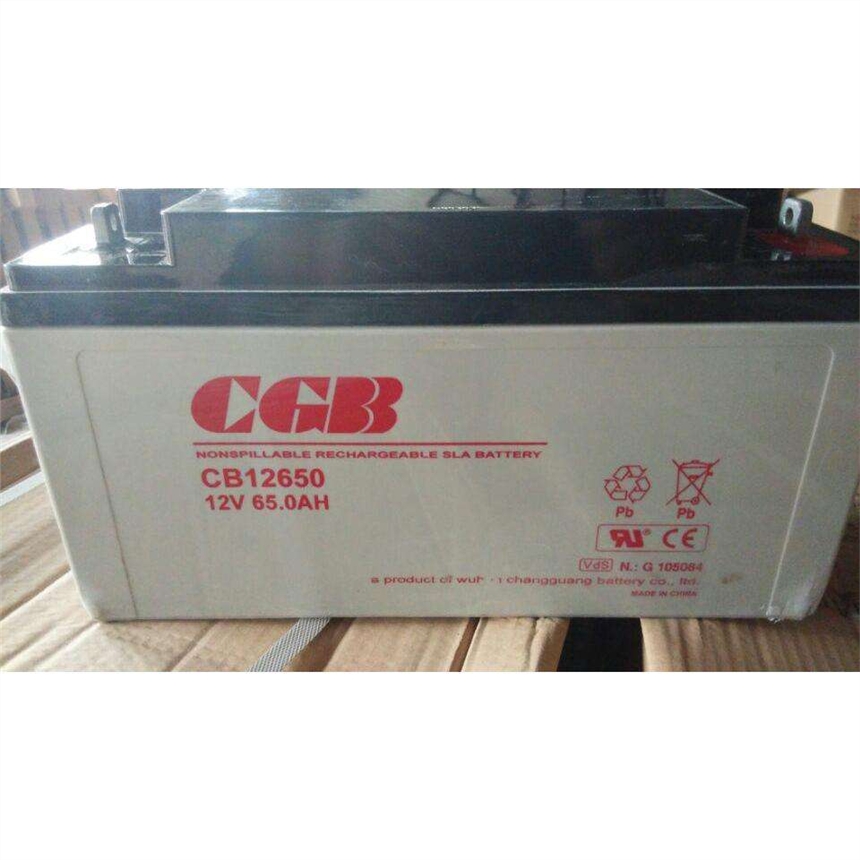 CGB蓄電池12V65AH鉛酸免維護