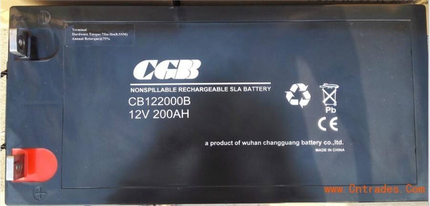 CGB蓄電池12V200AH鉛酸免維護