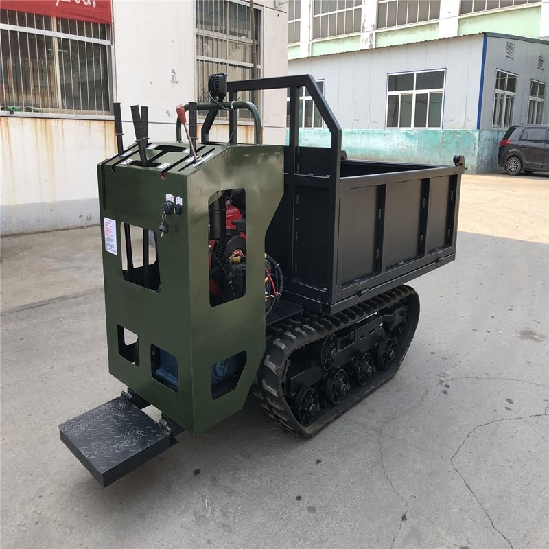 供應(yīng)小型履帶車自行走農(nóng)用運輸車1T手扶履帶車