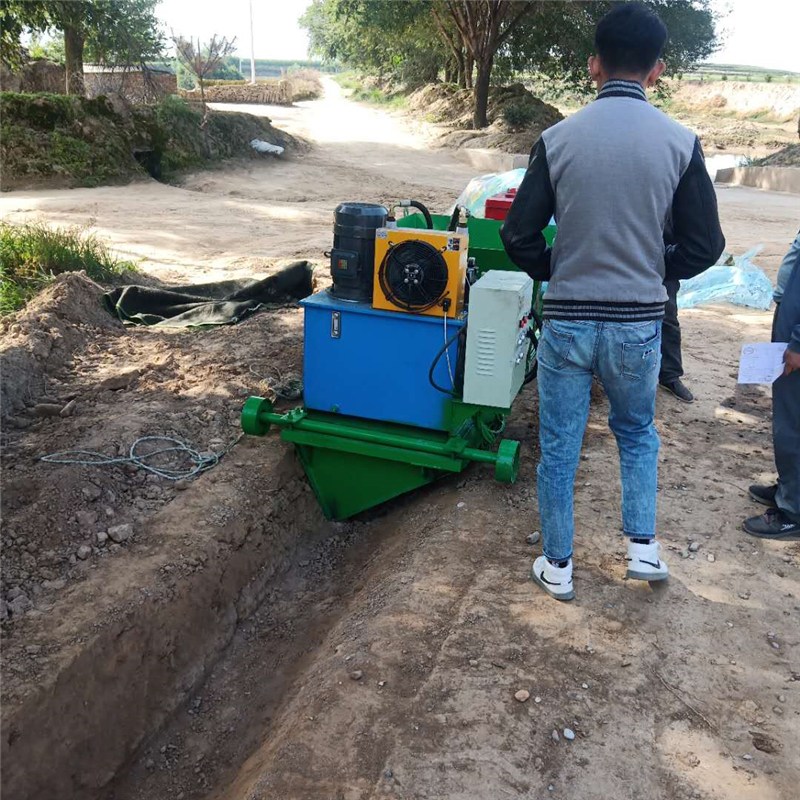 水渠現(xiàn)澆灌溉一次成型機農(nóng)田改造水渠機廠家直銷