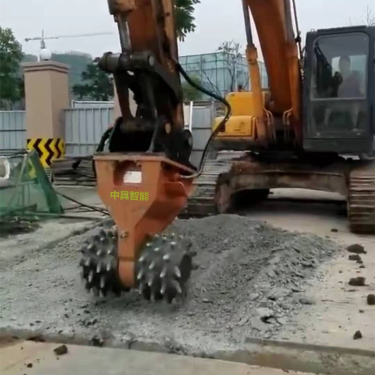 隧道涵洞銑挖機 挖掘機銑挖機 橫向銑刨頭