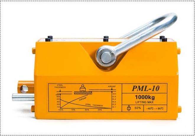 PML-10手動(dòng)永磁吸盤吊裝H13模具鋼