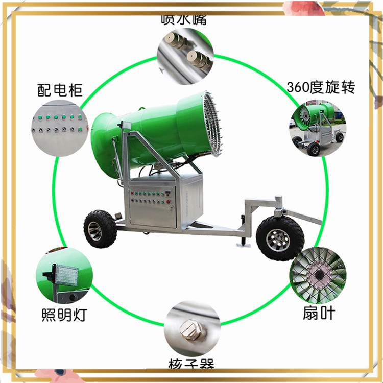 國產(chǎn)造雪機出雪量覆蓋面積