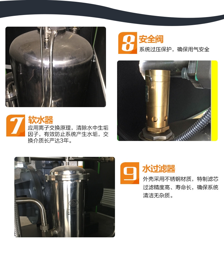 景谷無油水潤滑螺桿空壓機(jī)5.5千瓦0.8立方