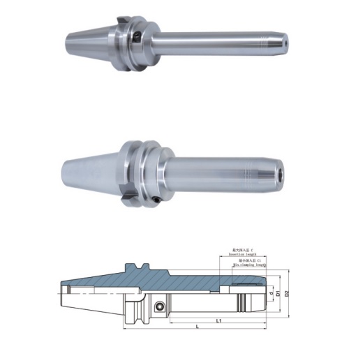 美達(dá)BT高精度細(xì)長型液壓刀柄BT30-MHC08B-120