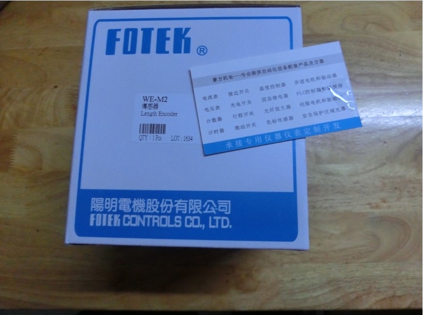 FOTEK WE-M2 WE-M3陽明傳感器 計(jì)米器(砲臺(tái))長(zhǎng)度發(fā)訊器