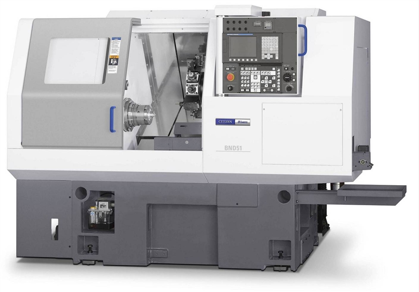 日本西鐵城宮野BND51復合加工型NC車床刀塔機