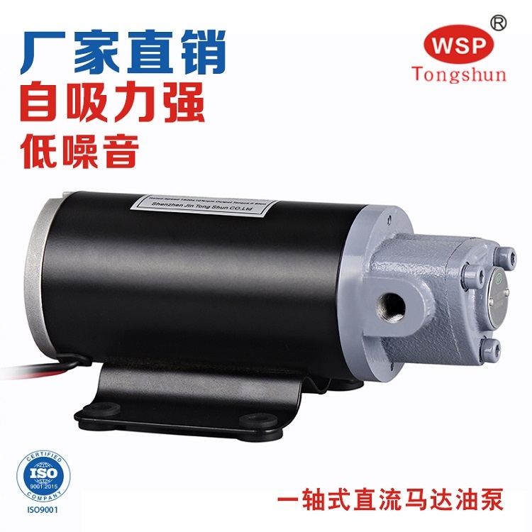 供應(yīng)一軸式油泵電機 WSP小型潤滑油泵12AM+24V電機精工制造