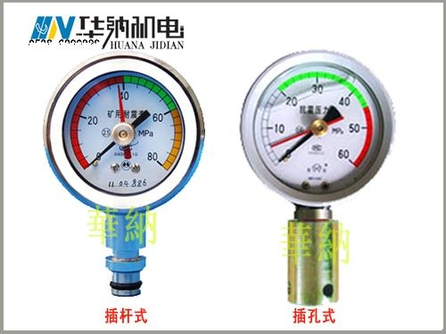 陜西礦用雙針耐震壓力表