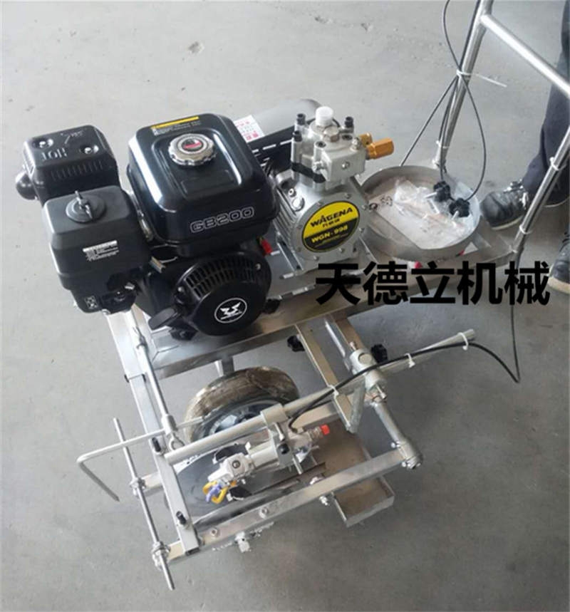 PDHX-Z 宗申動(dòng)力5公分跑道劃線機(jī)  5公分塑膠跑道冷噴劃線機(jī)