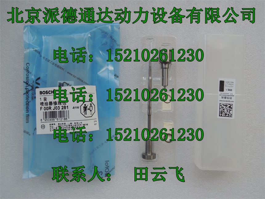 博世F00RJ03281大修包使用博世0445120078噴油器錫柴6DL1/6