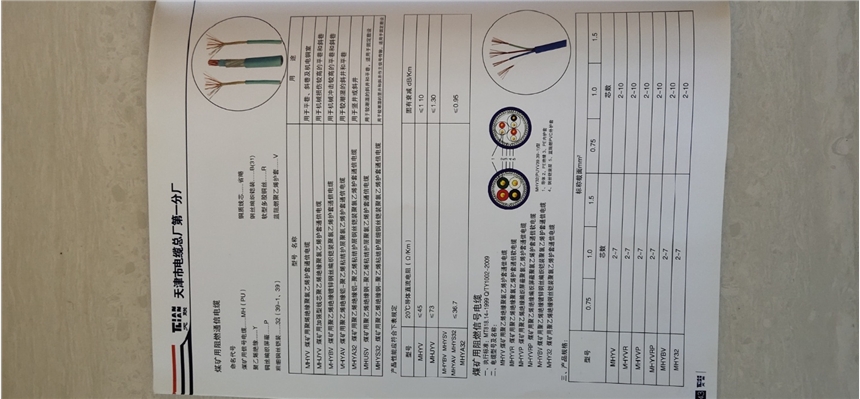 煤礦用阻燃通信電纜MHYA32天津電線電纜廠家
