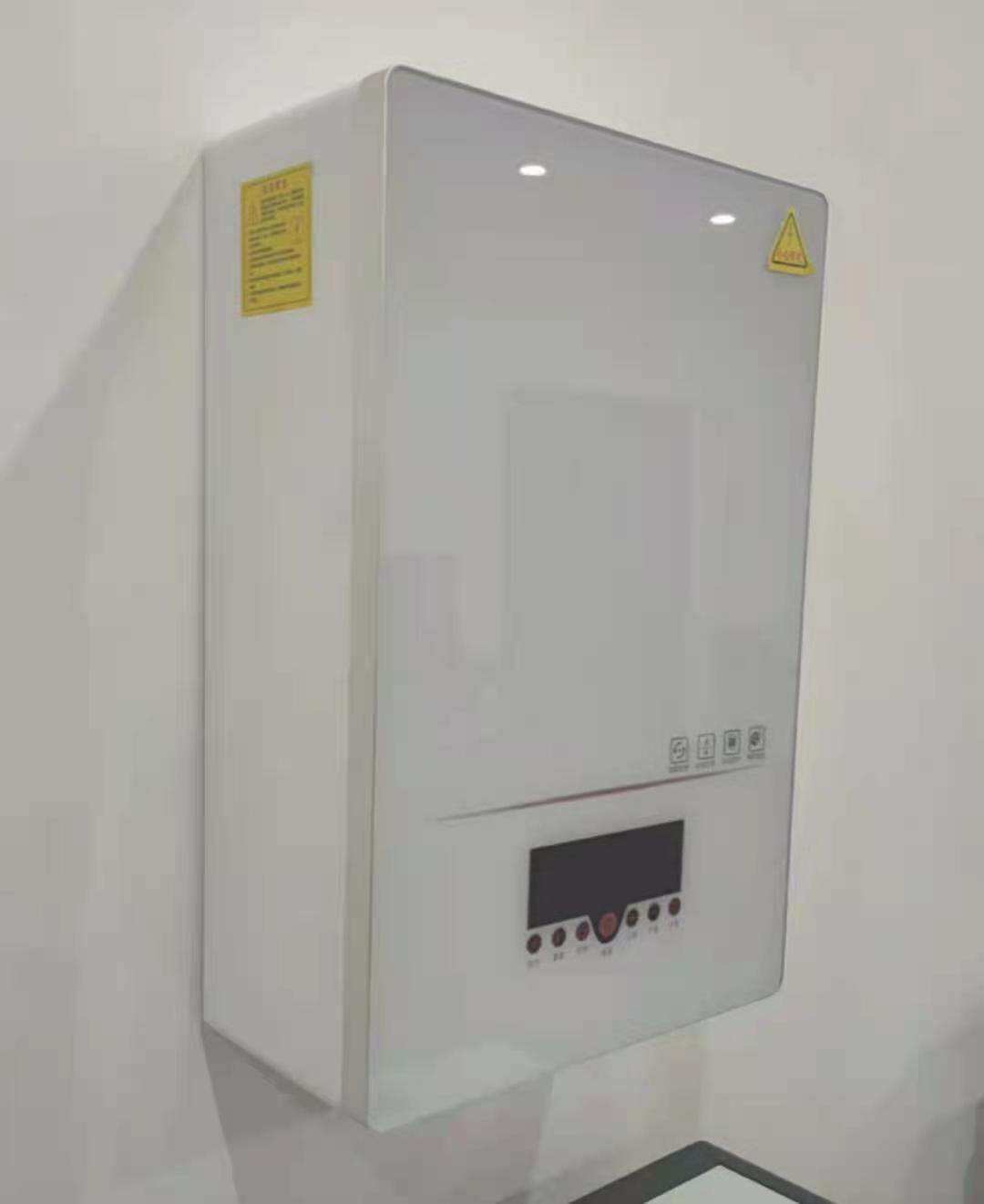 12KW匠奧家用采暖爐三維迷宮電壁掛爐供地暖暖氣片風機盤管120平