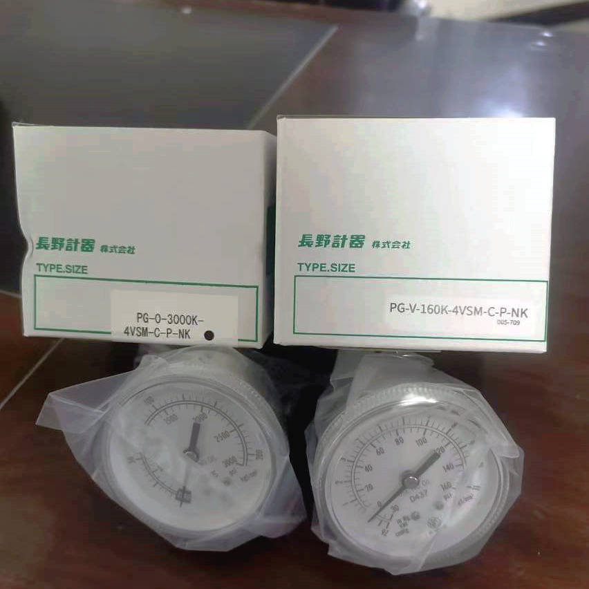 長(zhǎng)野 NKS 壓力表PG-V-600K-4VSM-C-P-NK  全新 現(xiàn)貨