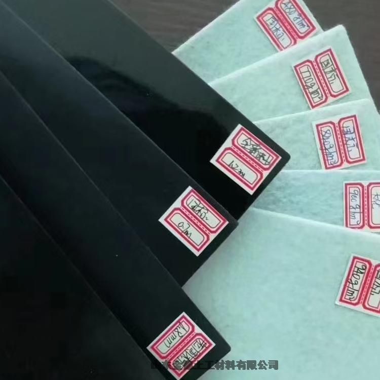 集污池防滲漏用隔離性強(qiáng)土工膜 耐撕裂防水卷材