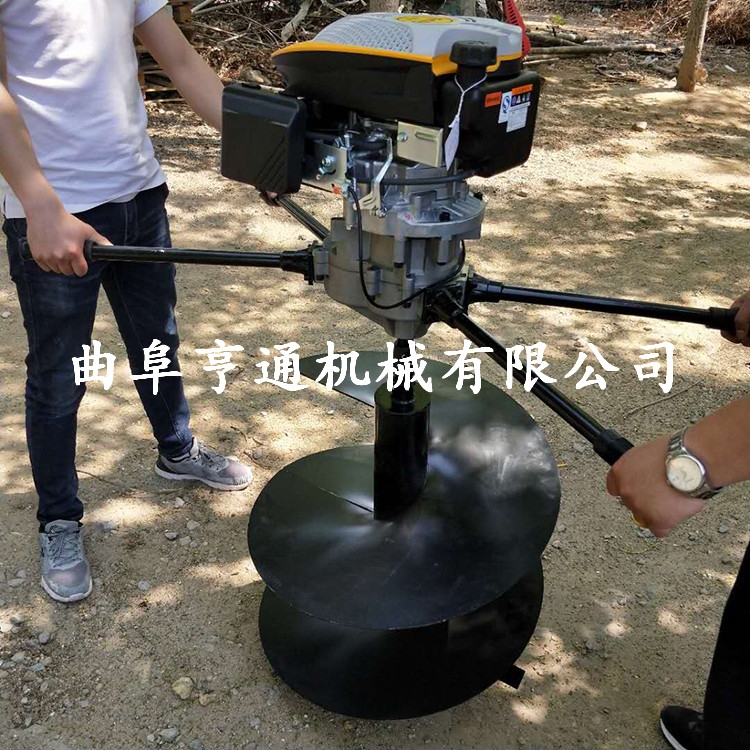 手提式多功能汽油二沖程打坑機(jī) 農(nóng)作物種植果園施肥打眼機(jī)