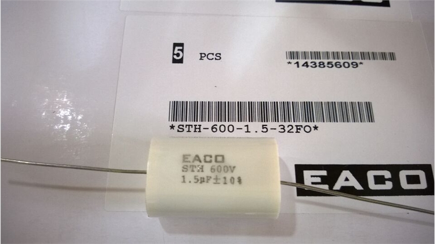 供應(yīng)EACO無感吸收電容1.5uf，600V