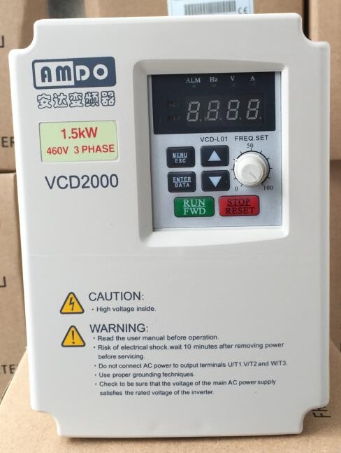 安徽合肥安達變頻器VCD2000-2.2KW 460V食品機械