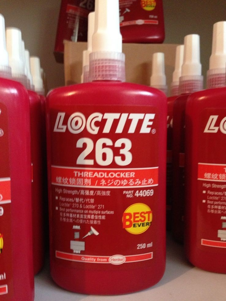 特惠樂(lè)泰263 LOCTITE263螺紋緊固膠 250ml/支