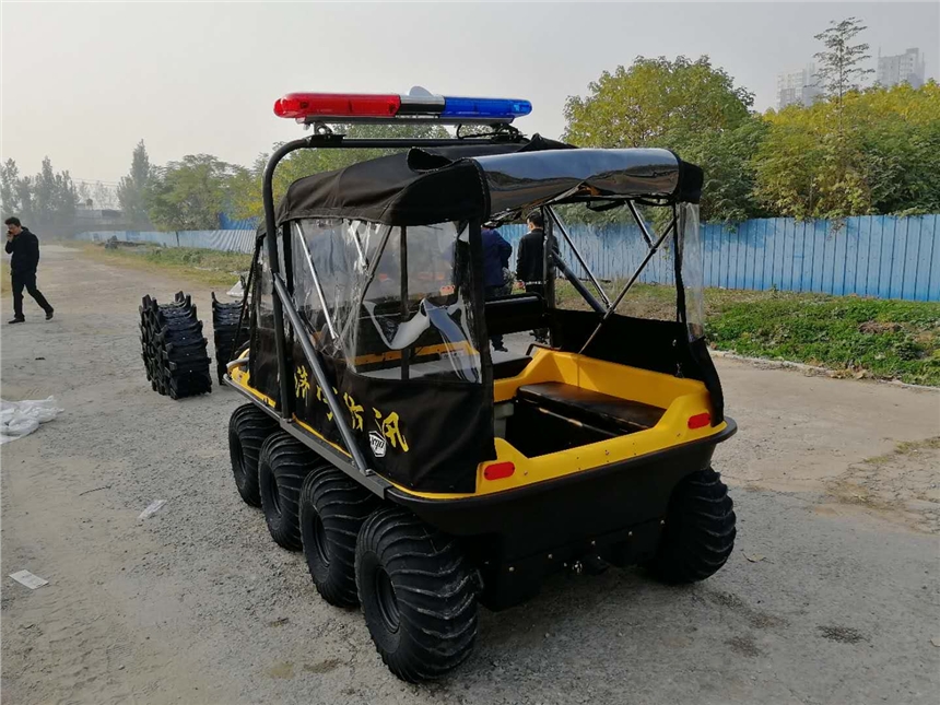 兩棲全能地形車水陸國產(chǎn)水陸兩棲車4沖程空冷型發(fā)動機自帶排水系統(tǒng)