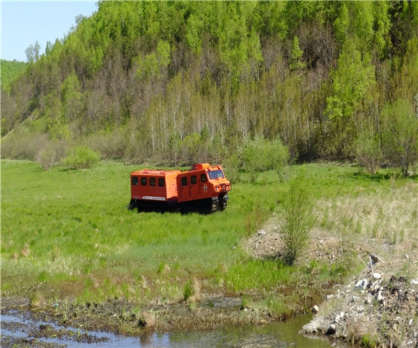 霸王龍防洪搶險(xiǎn)雙節(jié)履帶車產(chǎn)品參數(shù)和圖片