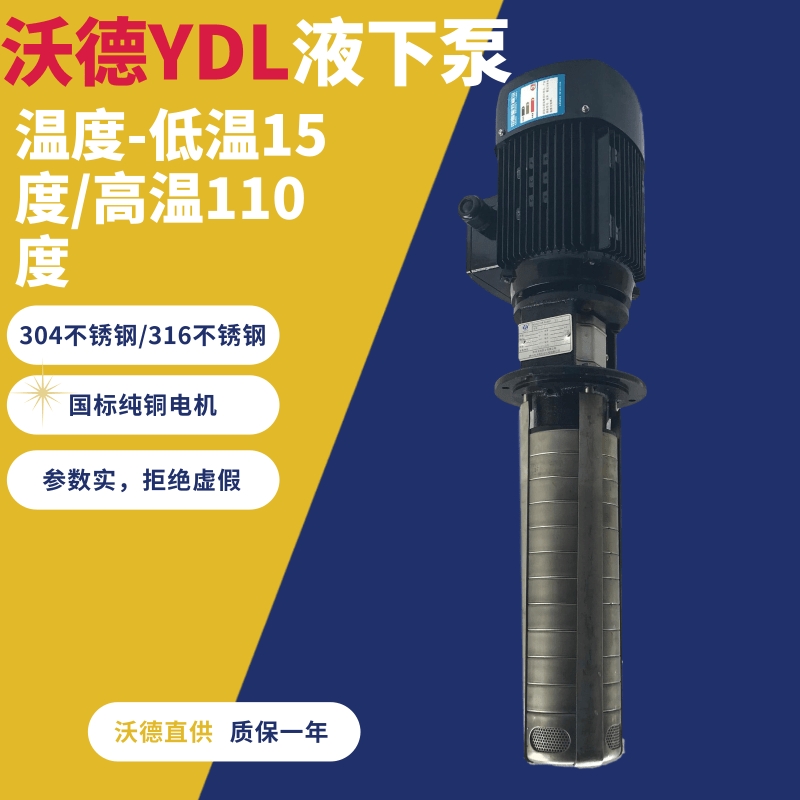 不銹鋼液下泵YDL5-150機床潤滑油輸送泵 液下耐腐蝕泵