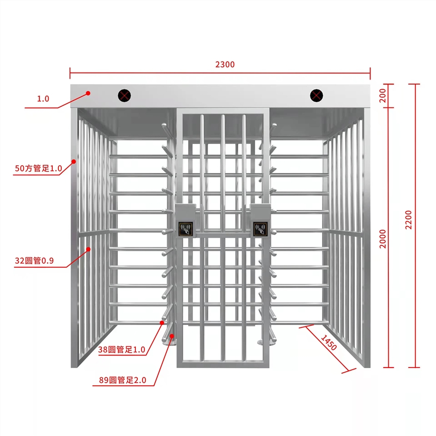 方型雙門全高轉(zhuǎn)閘、人臉識別全高轉(zhuǎn)閘工地實(shí)名制、全高閘十字旋轉(zhuǎn)閘機(jī)人行通道閘景區(qū)