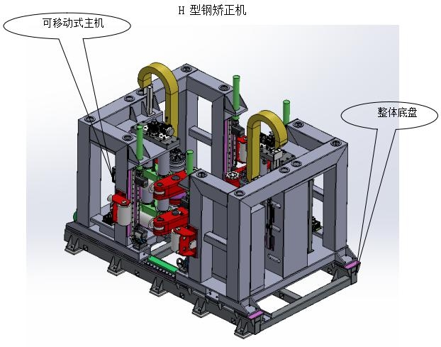 重鋼結(jié)構(gòu)設(shè)備 WSJ-40H型鋼臥式翼緣矯正機