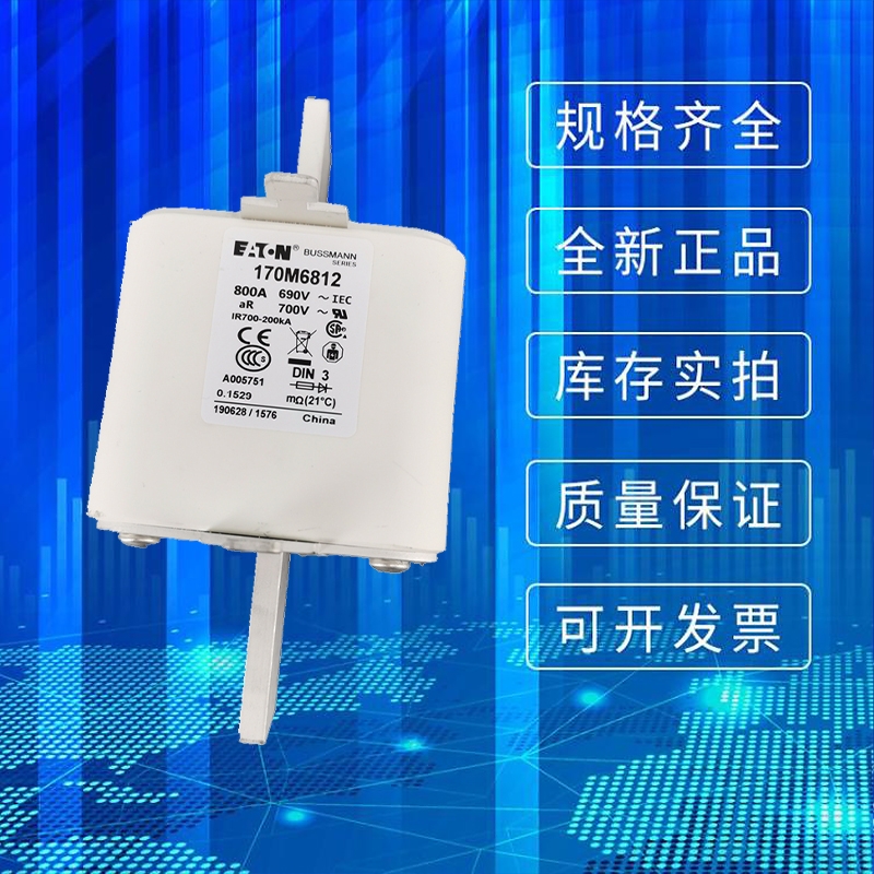 美國BUSSMANN巴斯曼熔斷器170M6812保險(xiǎn)絲 熔芯