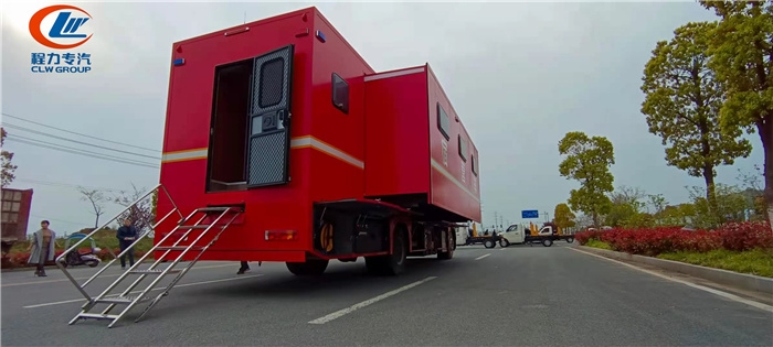 工程宿營(yíng)車后勤保障車淋浴車廠家直銷