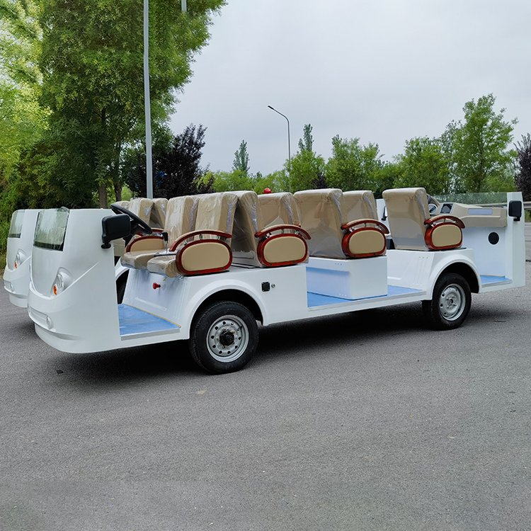 通安車業(yè)景區(qū)電動觀光車 雙向行駛電動游覽車 雙頭行駛定制化觀光車