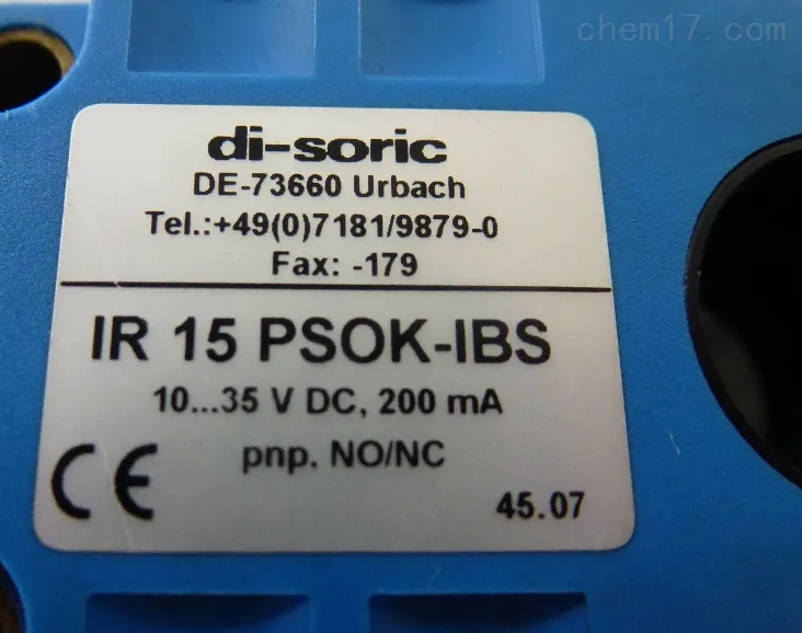 德國(guó)DI-SORIC原廠報(bào)價(jià) DCC 6.5 V 02 NOLK/30 電感式接近傳感器