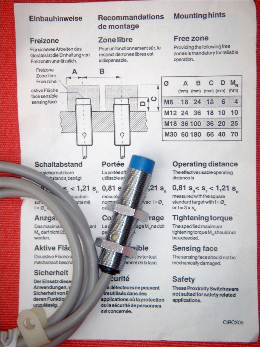 科瑞傳感器DW-AS-604-M12	全新原裝正品云南