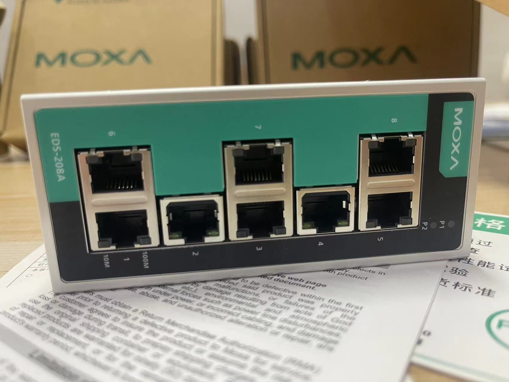 MOXA交換機常備庫存EDS-510A-3SFP供應直銷