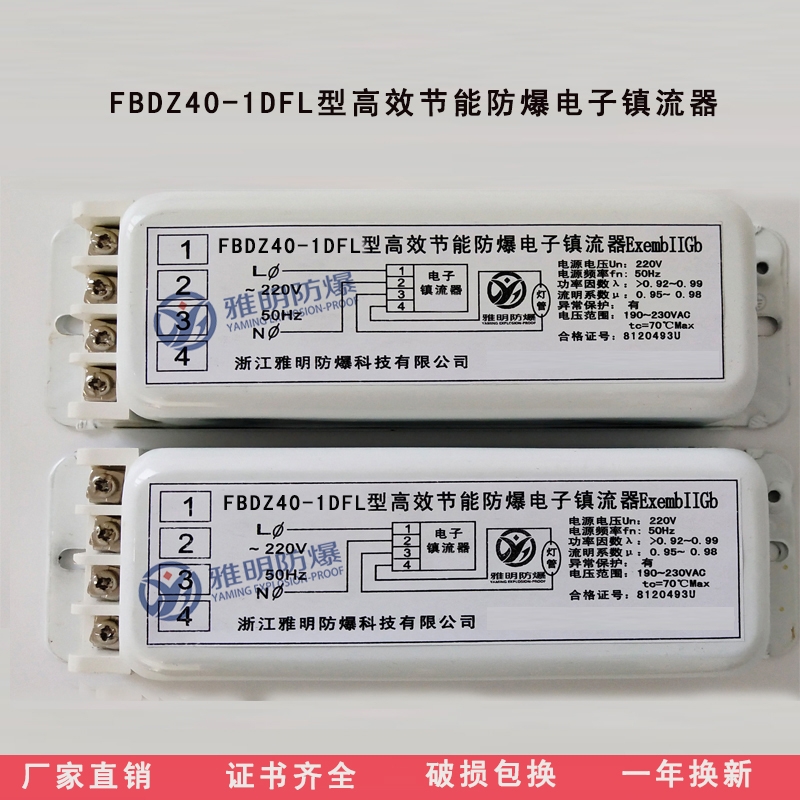 FBDZ40-1DFL高效節(jié)能防爆電子鎮(zhèn)流器 防爆電子鎮(zhèn)流器生產(chǎn)廠家