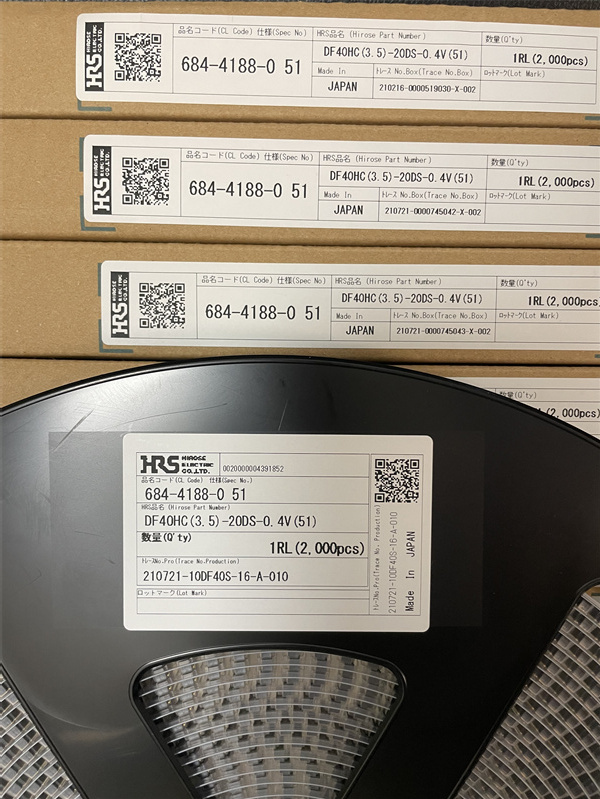 天津市廣瀨HRS連接器DF40HC(4.0)-40DS-0.4V