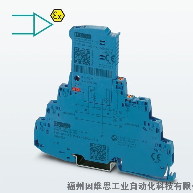 菲尼克斯信號防雷器2839224 PT 2X2+F-BE浪涌保護器現(xiàn)貨特價