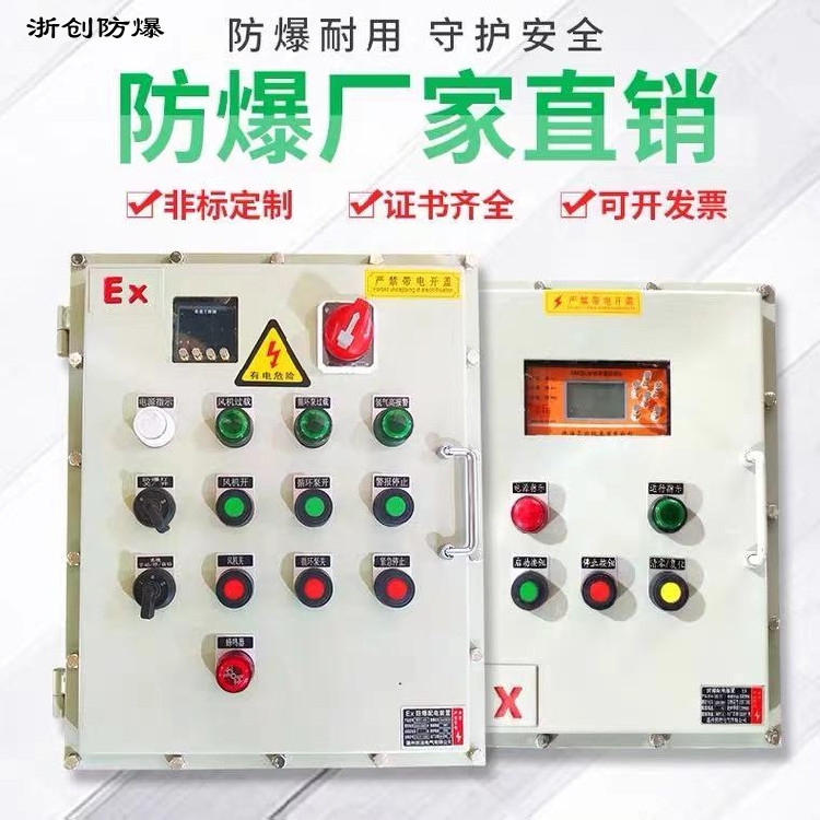 浙創(chuàng)防爆溫控儀表箱 防爆箱 防爆柜 成套配電箱定制