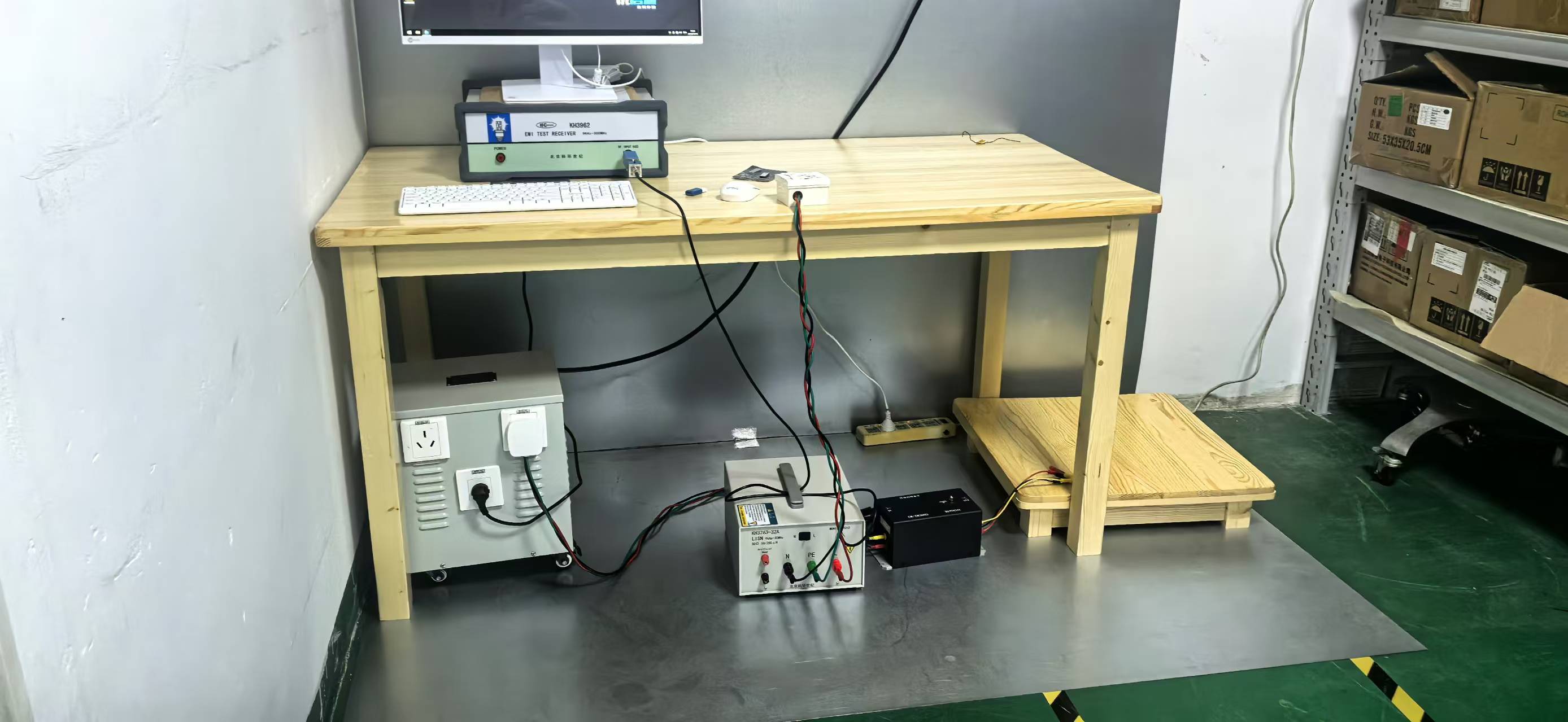科環(huán)24年新升級款emc傳導輻射一體測試設備KH3962