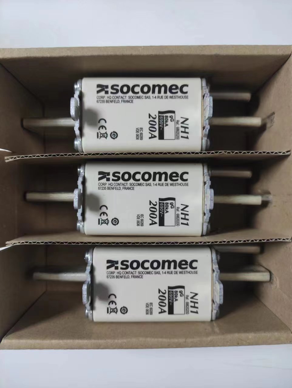 SOCOMEC۔NH00/100A/PartNo.66930100