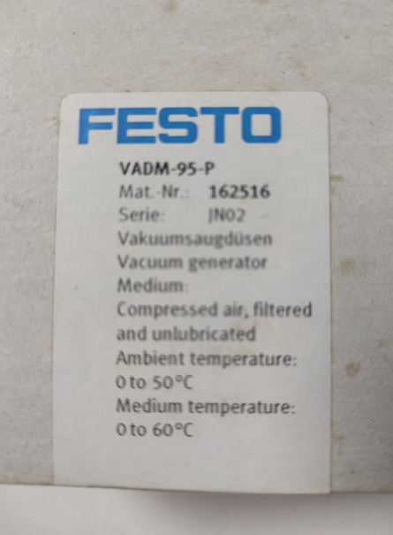 FESTO VADM-95-P  162516 電磁閥