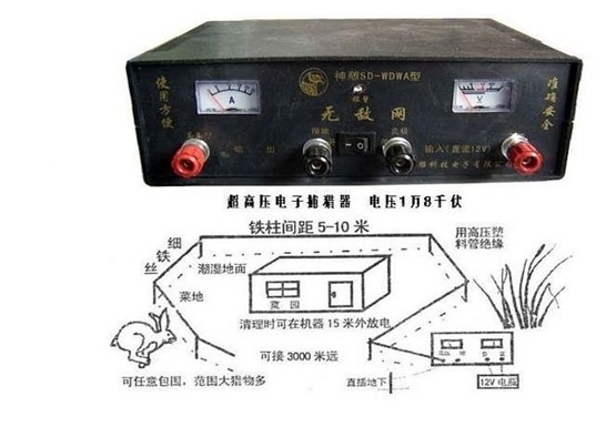 新款虎頭牌40型電子捕兔機(jī)