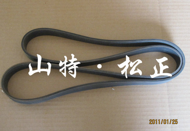 小松挖掘機(jī)PC400-7發(fā)動(dòng)機(jī)風(fēng)扇皮帶，風(fēng)扇皮帶輪，小松配件