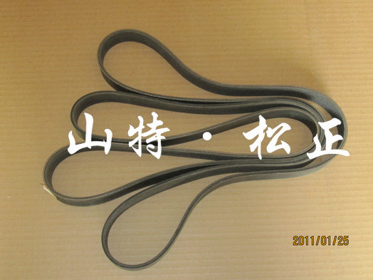 小松挖掘機(jī)PC200-8發(fā)動(dòng)機(jī)風(fēng)扇皮帶，純正小松挖掘機(jī)配件