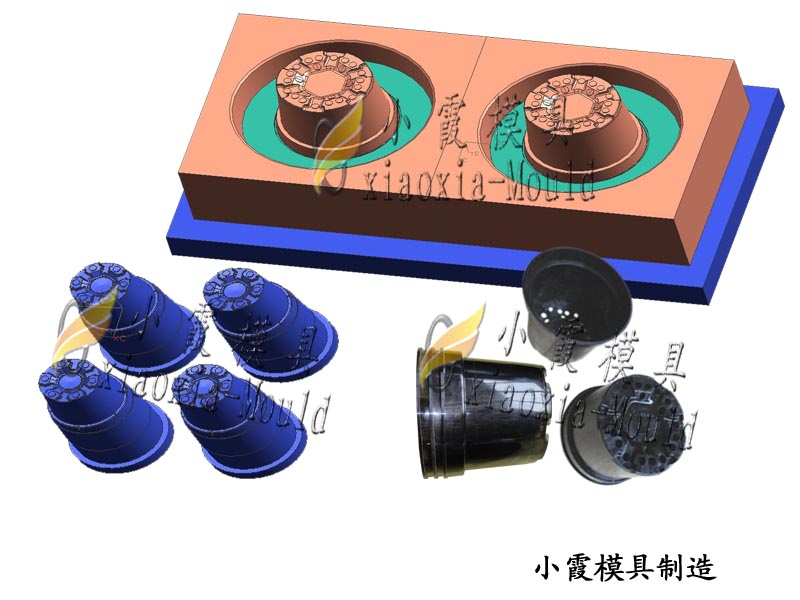 各類小型花盆花缸塑料模具