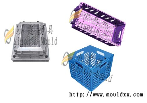 注塑模具，注塑周轉(zhuǎn)箱塑料模具